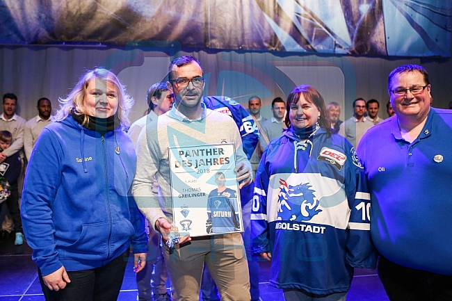 Abschlussfeier der Saison 2017 / 2018 in der Spielstaette des ERC Saturn Arena