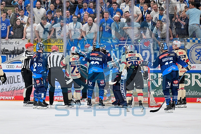Eishockey, Herren, DEL, Saison 2024-2025, Playoffs Viertelfinale, Spiel 3, ERC Ingolstadt - Nürnberg Ice Tigers, 21.03.2025