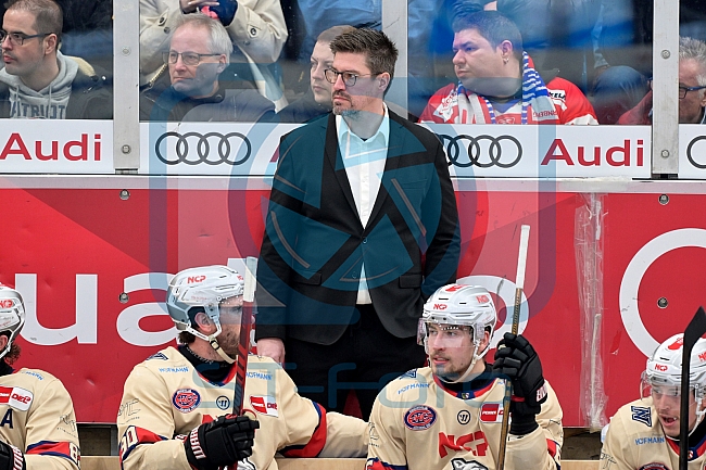Eishockey, Herren, DEL, Saison 2024-2025, Playoffs Viertelfinale, Spiel 1, ERC Ingolstadt - Nürnberg Ice Tigers, 16.03.2025