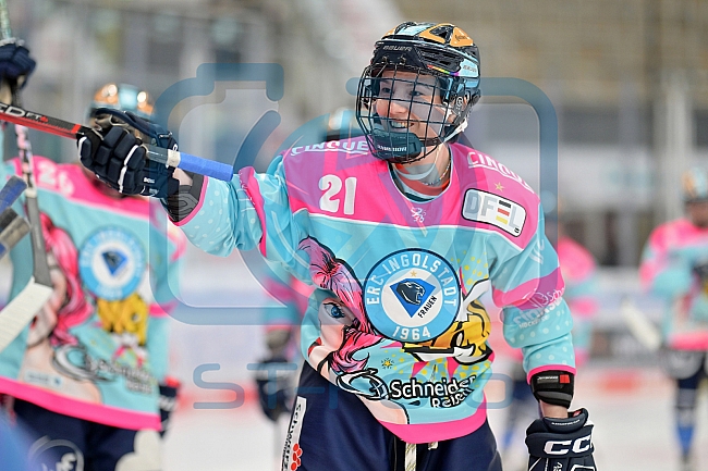 Eishockey, Frauen, DFEL, Playoffs, Finale, Spiel 1, Saison 2023-2024, ERC Ingolstadt - ECDC Memmingen Indians, 16.03.2024