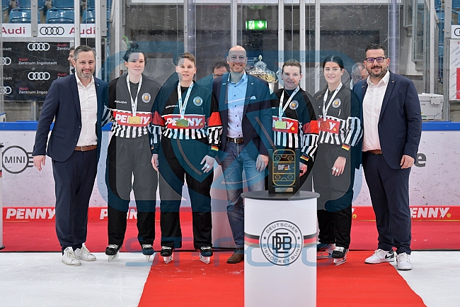Eishockey, Frauen, DFEL, Playoffs, Finale, Spiel 3, Saison 2023-2024, ERC Ingolstadt - ECDC Memmingen Indians, 23.03.2024