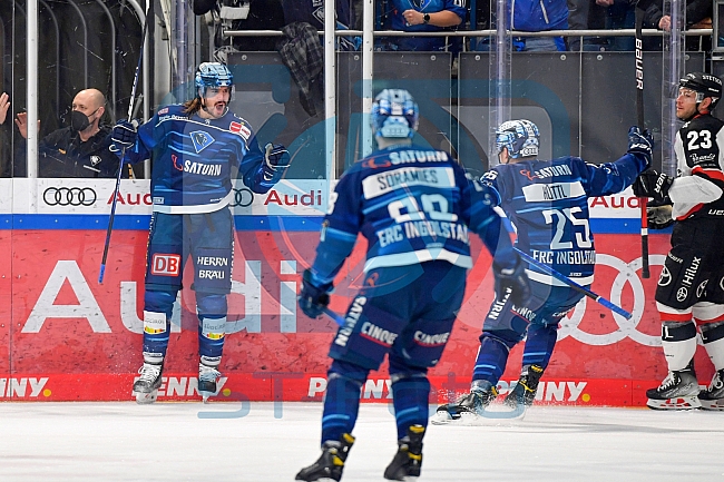 Eishockey, Herren, DEL, Saison 2021-2022, Playoffs - 1. Runde, Spiel 2, ERC Ingolstadt - Kölner Haie, 07.04.2022