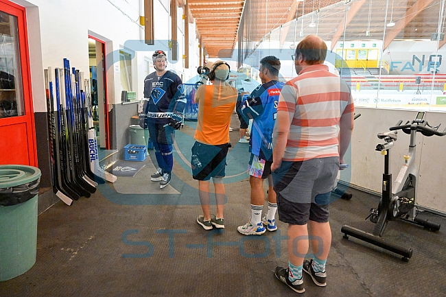Eishockey, Herren, DEL, Saison 2023-2024, Vinschgau Cup, ERC Ingolstadt - Making-of MediaMarkt & Saturn Videos, 24.08.2023