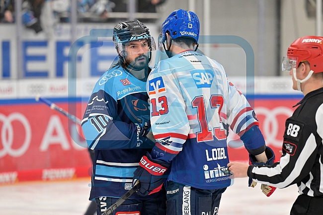 Eishockey, Herren, DEL, Saison 2022-2023, Playoff-Halbfinale - Spiel 3, ERC Ingolstadt - Adler Mannheim, 04.04.2023