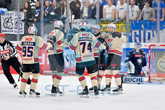 Eishockey, Herren, DEL, Saison 2024-2025, Playoffs Viertelfinale, Spiel 5, ERC Ingolstadt - Nürnberg Ice Tigers, 26.03.2025