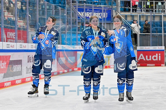 Eishockey, Frauen, DFEL, Playoffs, Finale, Spiel 3, Saison 2023-2024, ERC Ingolstadt - ECDC Memmingen Indians, 23.03.2024
