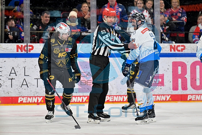 Eishockey, Herren, DEL, Saison 2024-2025, Playoffs Viertelfinale, Spiel 1, Nürnberg Ice Tigers - ERC Ingolstadt, 18.03.2025