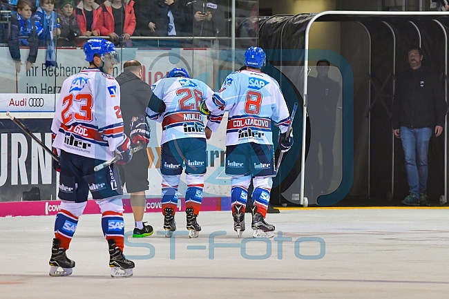 ERC Ingolstadt - Adler Mannheim, Eishockey, DEL, Deutsche Eishockey Liga, Playoffs, Viertelfinale, Spiel 5, 23.03.2018