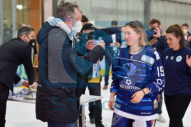 Eishockey, Frauen, DFEL, Playoffs Finale Spiel 4, Saison 2021-2022, ERC Ingolstadt - ECDC Memmingen Indians, 20.03.2022