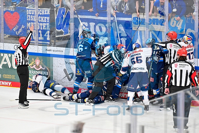 Eishockey, Herren, DEL, Saison 2025-2026, Playoffs, Viertelfinale, Spiel 2, ERC Ingolstadt - EHC Red Bull München, 27.03.2026