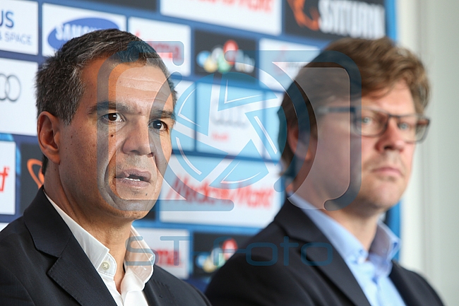 Pressekonferenz - ERC Ingolstadt stellt den neuen Trainerstab fuer die kommende Saison 2015 / 2016 vor