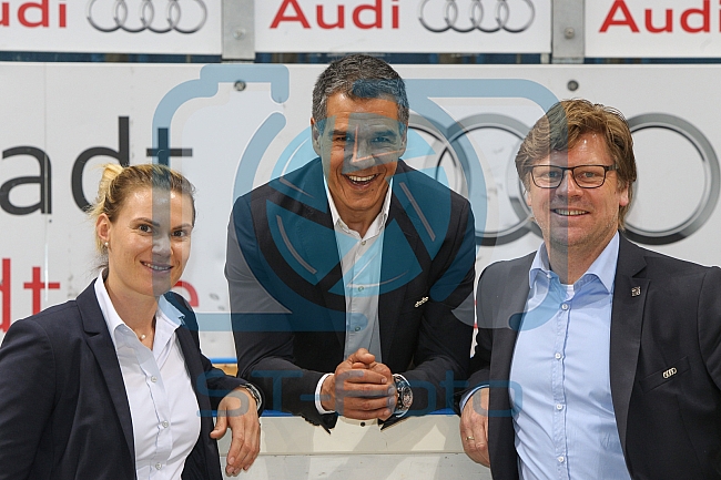 Pressekonferenz - ERC Ingolstadt stellt den neuen Trainerstab fuer die kommende Saison 2015 / 2016 vor