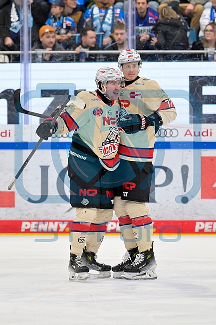 Eishockey, Herren, DEL, Saison 2024-2025, Playoffs Viertelfinale, Spiel 3, ERC Ingolstadt - Nürnberg Ice Tigers, 21.03.2025
