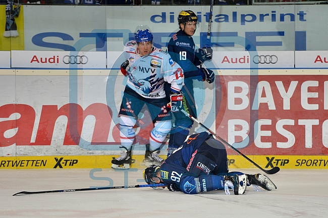 ERC Ingolstadt vs Adler Mannheim, Eishockey, DEL, Deutsche Eishockey Liga, 24.02.2016