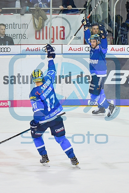 ERC Ingolstadt - Adler Mannheim, Eishockey, DEL, Deutsche Eishockey Liga, Playoffs, Viertelfinale, Spiel 3, 18.03.2018