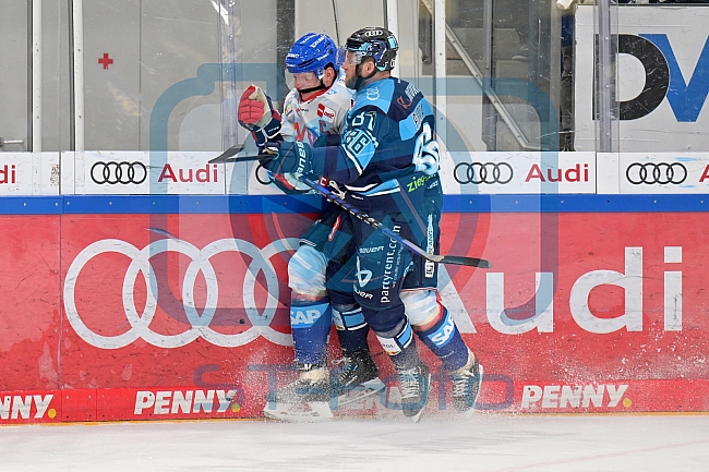 Eishockey, Herren, DEL, Saison 2022-2023, Playoff-Halbfinale - Spiel 3, ERC Ingolstadt - Adler Mannheim, 04.04.2023