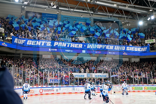 Eishockey, Herren, DEL, Saison 2024-2025, Playoffs Viertelfinale, Spiel 6, Nürnberg Ice Tigers - ERC Ingolstadt, 28.03.2025