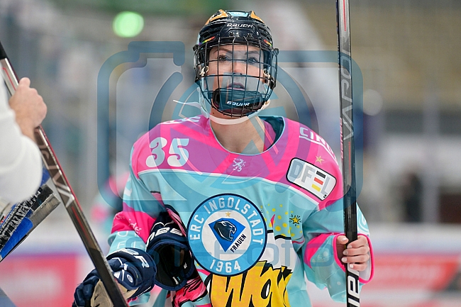 Eishockey, Frauen, DFEL, Playoffs, Finale, Spiel 1, Saison 2023-2024, ERC Ingolstadt - ECDC Memmingen Indians, 16.03.2024