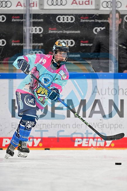 Eishockey, Frauen, DFEL, Playoffs, Finale, Spiel 1, Saison 2023-2024, ERC Ingolstadt - ECDC Memmingen Indians, 16.03.2024