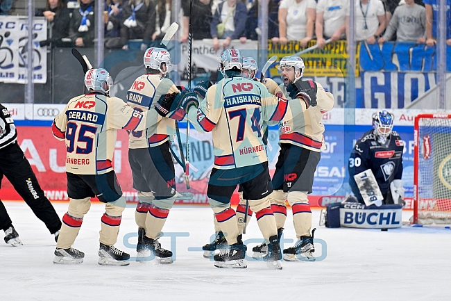 Eishockey, Herren, DEL, Saison 2024-2025, Playoffs Viertelfinale, Spiel 5, ERC Ingolstadt - Nürnberg Ice Tigers, 26.03.2025