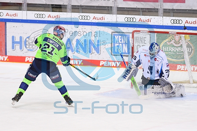 Eishockey, Herren, DEL, Saison 2020-2021, ERC Ingolstadt - Straubing Tigers, 13.02.2021