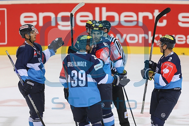 INGOLSTADT, GERMANY - SEPTEMBER 03:  Champions Hockey League ERC Ingolstadt vs Vaxjo Lakers am September 3, 2015 in Ingolstadt, Germany. 