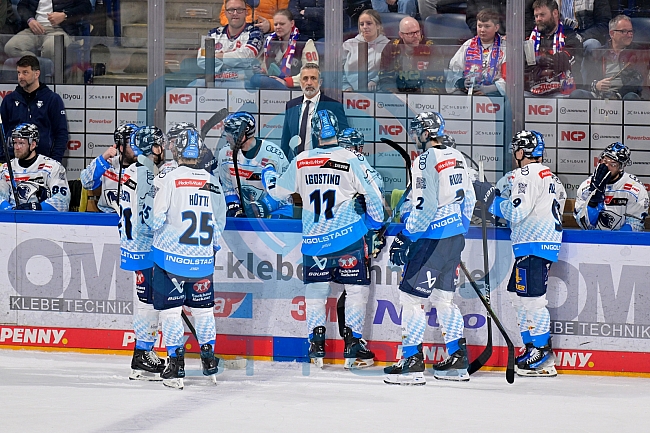 Eishockey, Herren, DEL, Saison 2024-2025, Playoffs Viertelfinale, Spiel 6, Nürnberg Ice Tigers - ERC Ingolstadt, 28.03.2025