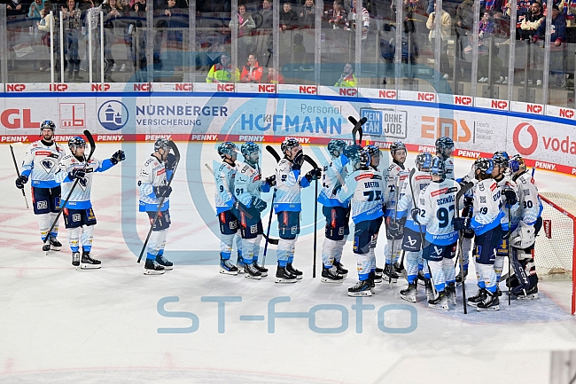 Eishockey, Herren, DEL, Saison 2024-2025, Playoffs Viertelfinale, Spiel 6, Nürnberg Ice Tigers - ERC Ingolstadt, 28.03.2025