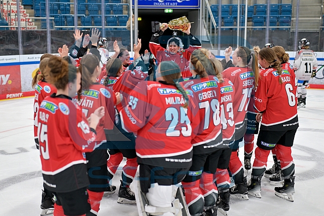Eishockey, Frauen, EWHL Euro Cup, Saison 2025-2026, Finale, HK Budapest - ECDC Memmingen Indians, 19.10.2025