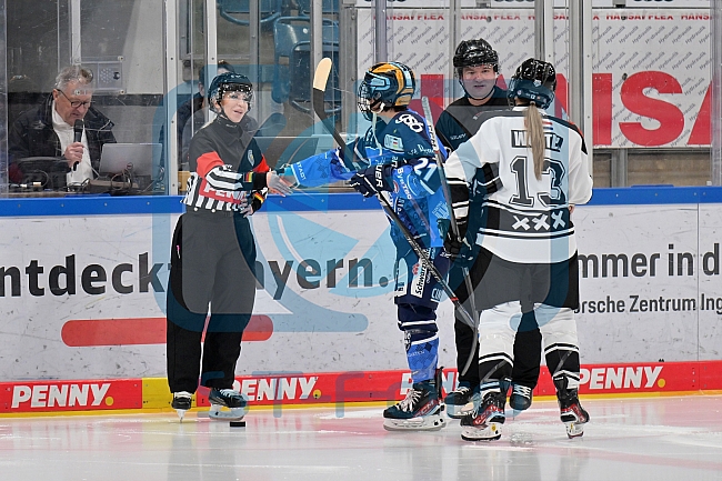 Eishockey, Frauen, DFEL, Saison 2023-2024, ERC Ingolstadt - Amsterdam Tigers, 06.01.2024