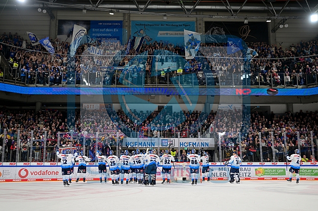 Eishockey, Herren, DEL, Saison 2024-2025, Playoffs Viertelfinale, Spiel 6, Nürnberg Ice Tigers - ERC Ingolstadt, 28.03.2025