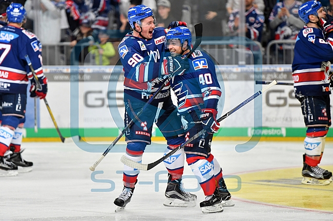 Adler Mannheim vs ERC Ingolstadt, Eishockey, DEL, Deutsche Eishockey Liga, Playoffs, Spiel 2, 16.03.2018