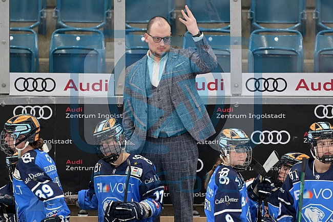 Eishockey, Frauen, DFEL, Playoffs, Finale, Spiel 1, Saison 2023-2024, ERC Ingolstadt - ECDC Memmingen Indians, 16.03.2024