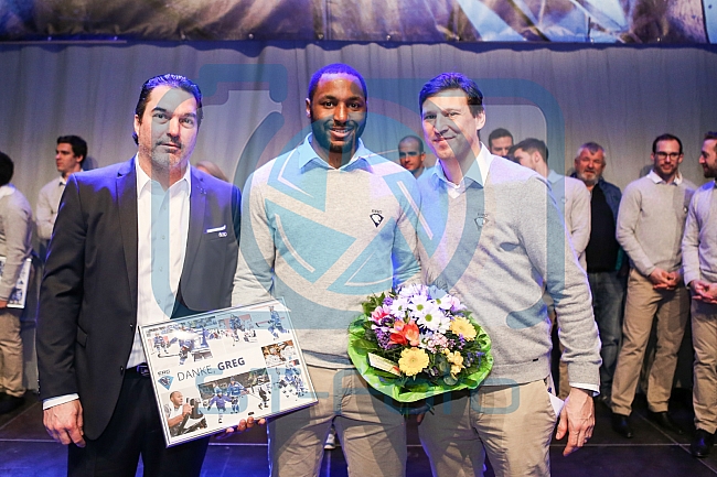 Abschlussfeier der Saison 2017 / 2018 in der Spielstaette des ERC Saturn Arena