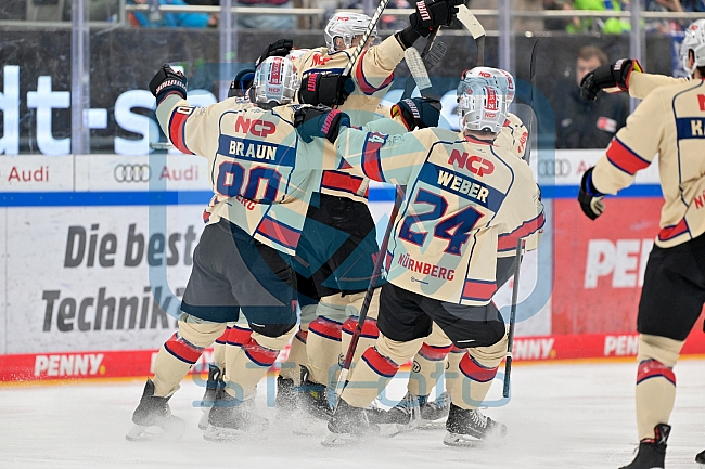 Eishockey, Herren, DEL, Saison 2024-2025, Playoffs Viertelfinale, Spiel 3, ERC Ingolstadt - Nürnberg Ice Tigers, 21.03.2025