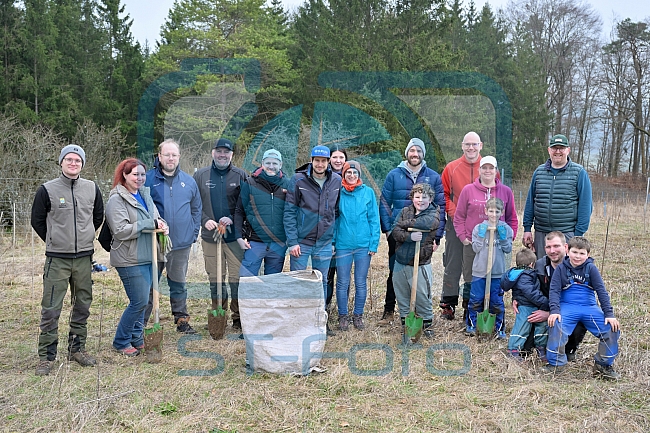 Eishockey, Herren, DEL, Saison 2023-2024, ERC Ingolstadt - Baumpflanzaktion, 02.03.2024