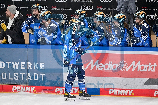 Eishockey, Frauen, DFEL, Playoffs, Finale, Spiel 3, Saison 2023-2024, ERC Ingolstadt - ECDC Memmingen Indians, 23.03.2024