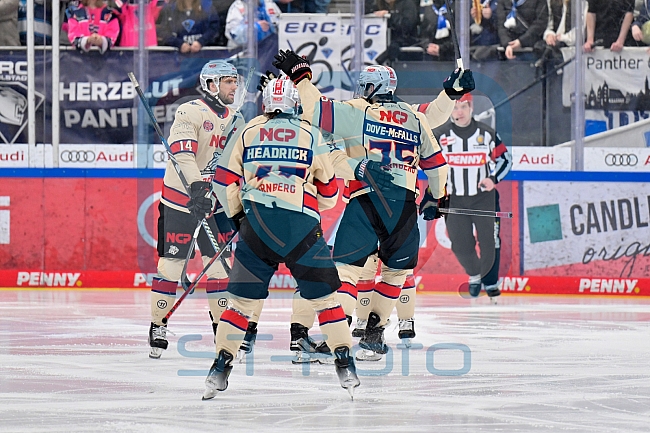 Eishockey, Herren, DEL, Saison 2024-2025, Playoffs Viertelfinale, Spiel 5, ERC Ingolstadt - Nürnberg Ice Tigers, 26.03.2025