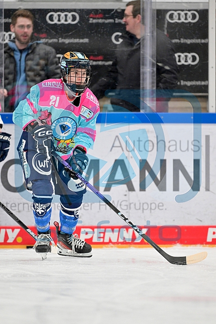 Eishockey, Frauen, DFEL, Playoffs, Finale, Spiel 1, Saison 2023-2024, ERC Ingolstadt - ECDC Memmingen Indians, 16.03.2024