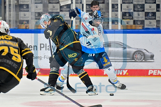 Eishockey, Herren, DEL, Saison 2024-2025, Playoffs Viertelfinale, Spiel 6, Nürnberg Ice Tigers - ERC Ingolstadt, 28.03.2025