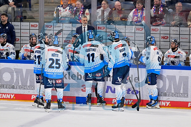 Eishockey, Herren, DEL, Saison 2024-2025, Playoffs Viertelfinale, Spiel 6, Nürnberg Ice Tigers - ERC Ingolstadt, 28.03.2025