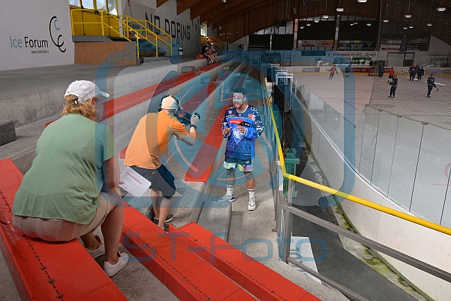 Eishockey, Herren, DEL, Saison 2023-2024, Vinschgau Cup, ERC Ingolstadt - Making-of MediaMarkt & Saturn Videos, 24.08.2023