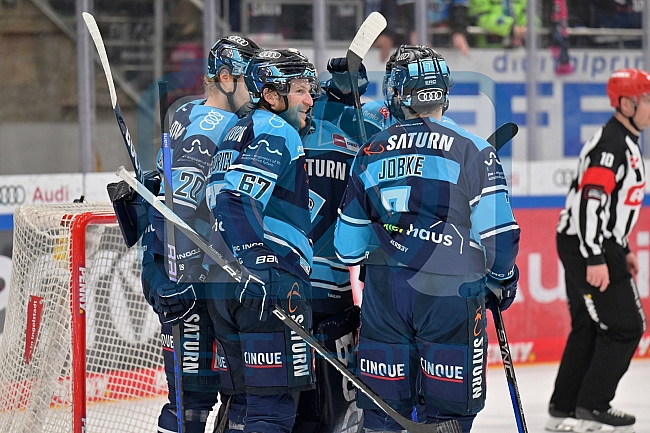 Eishockey, Herren, DEL, Saison 2022-2023, Playoff-Halbfinale - Spiel 5, ERC Ingolstadt - Adler Mannheim, 08.04.2023