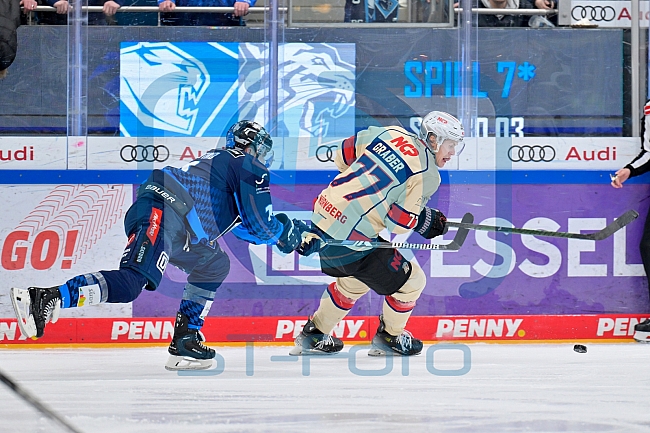 Eishockey, Herren, DEL, Saison 2024-2025, Playoffs Viertelfinale, Spiel 1, ERC Ingolstadt - Nürnberg Ice Tigers, 16.03.2025