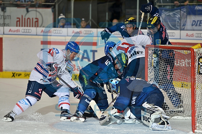 ERC Ingolstadt vs Adler Mannheim, Eishockey, DEL, Deutsche Eishockey Liga, 24.02.2016