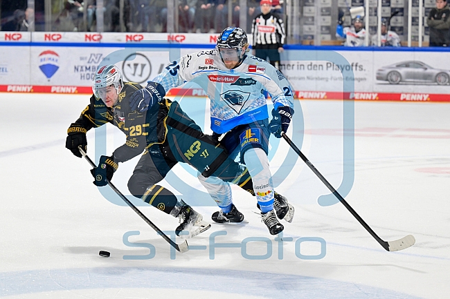 Eishockey, Herren, DEL, Saison 2024-2025, Playoffs Viertelfinale, Spiel 6, Nürnberg Ice Tigers - ERC Ingolstadt, 28.03.2025