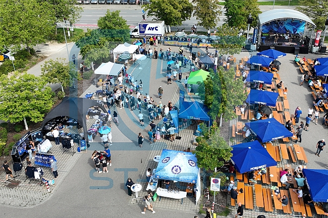 Eishockey, Herren, DEL, Saison 2023-2024, ERC Ingolstadt - Saisoneröffnungsfeier - Drohnenfotos, 13.08.2023