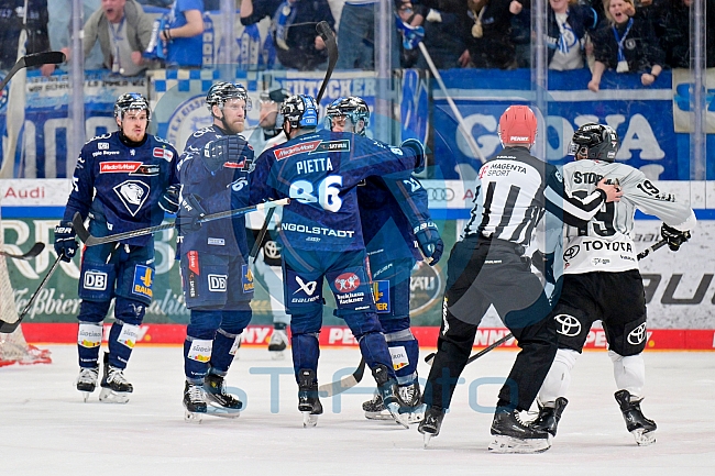 Eishockey, Herren, DEL, Saison 2024-2025, Playoffs Halbfinale, Spiel 5, ERC Ingolstadt - Kölner Haie, 11.04.2025