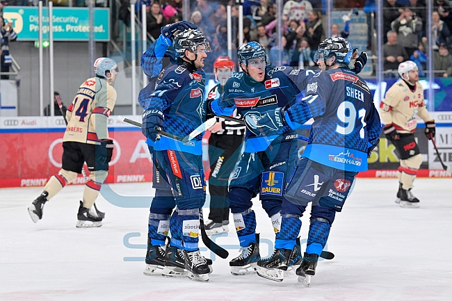 Eishockey, Herren, DEL, Saison 2024-2025, Playoffs Viertelfinale, Spiel 1, ERC Ingolstadt - Nürnberg Ice Tigers, 16.03.2025