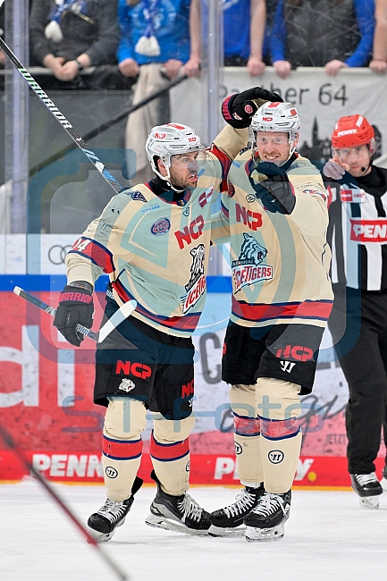 Eishockey, Herren, DEL, Saison 2024-2025, Playoffs Viertelfinale, Spiel 3, ERC Ingolstadt - Nürnberg Ice Tigers, 21.03.2025